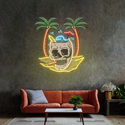 Skull Island Led Neon Sign Light Pop Art | Shineneon