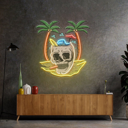 Skull Island Led Neon Sign Light Pop Art | Shineneon