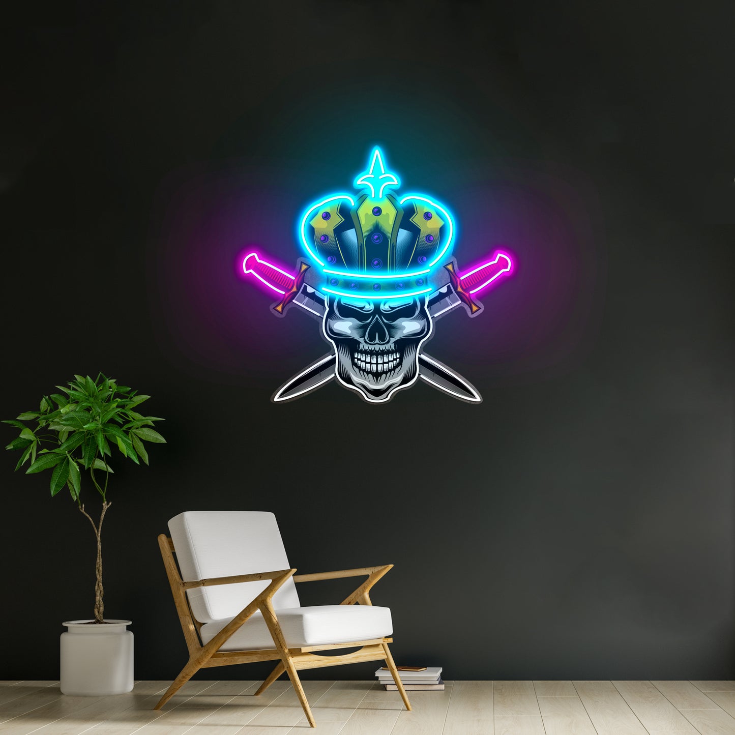 Skull King Led Neon Sign Light Custom Led Signs