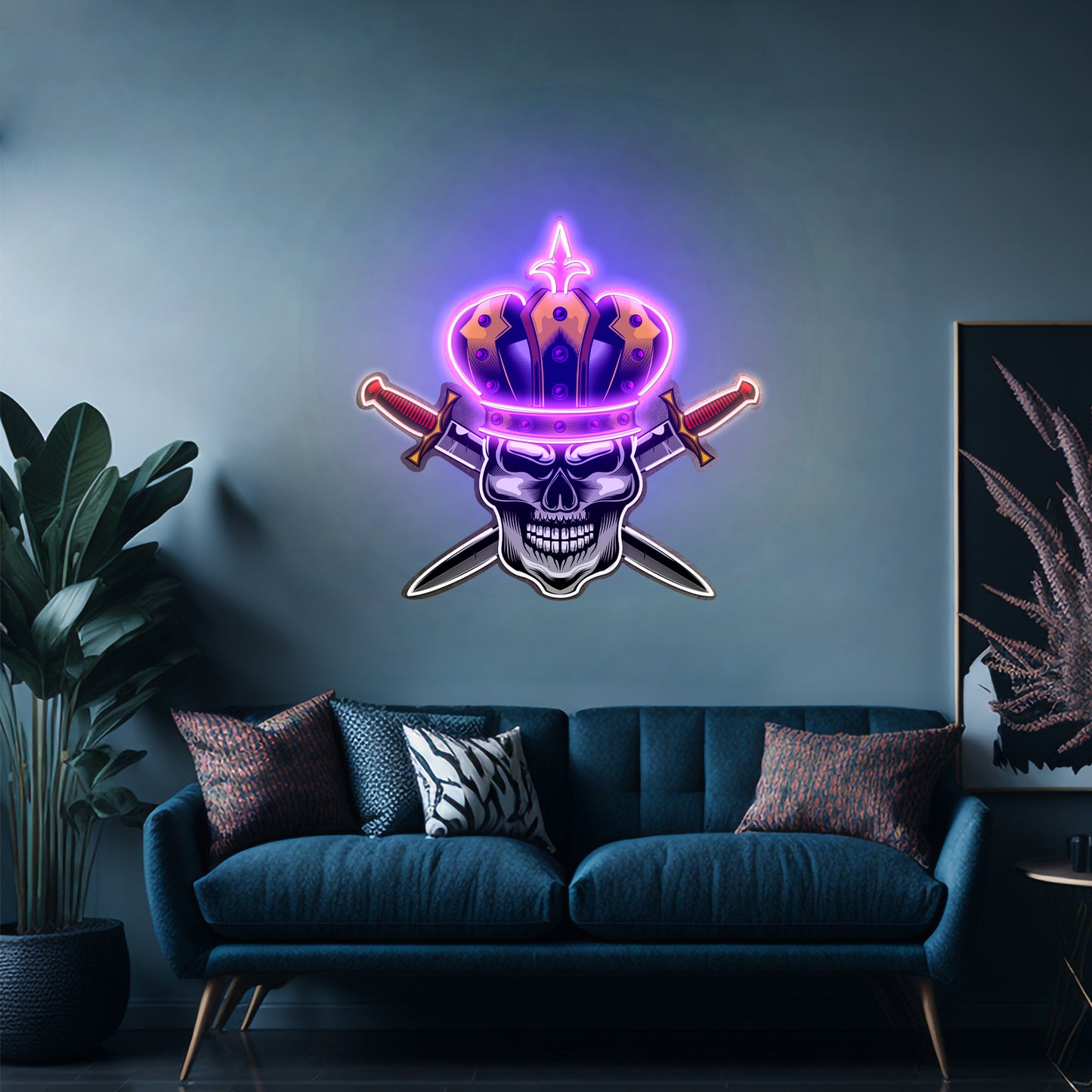 Skull King Led Neon Sign Light Custom Led Signs