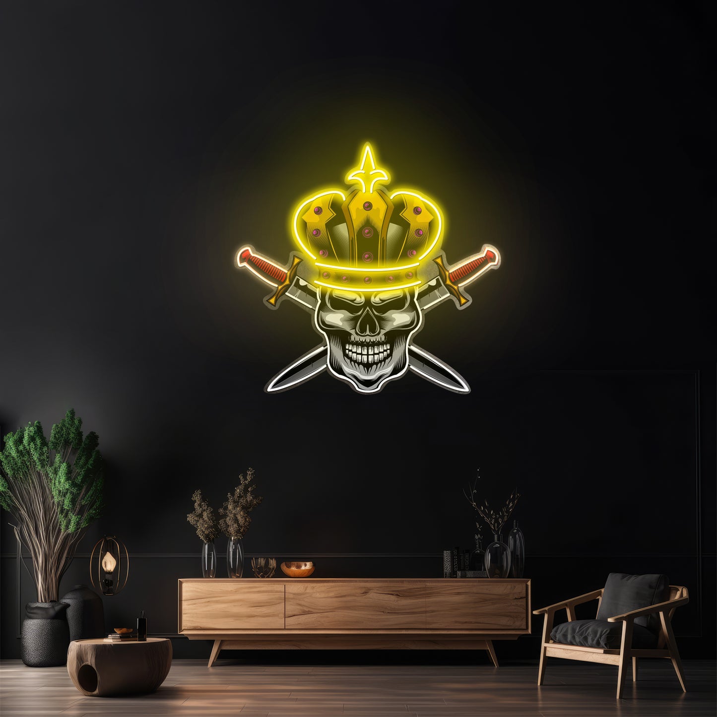 Skull King Led Neon Sign Light Custom Led Signs