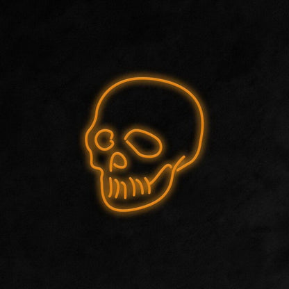 Skull Neon Sign Ideal For Edgy And Halloween-Themed Decor | Shineneon