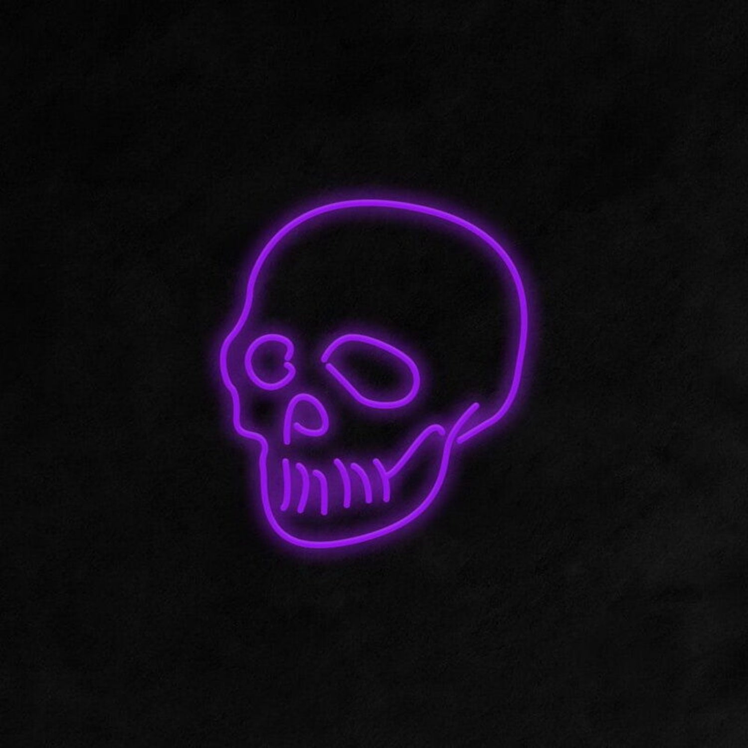 Skull Neon Sign Ideal For Edgy And Halloween-Themed Decor | Shineneon