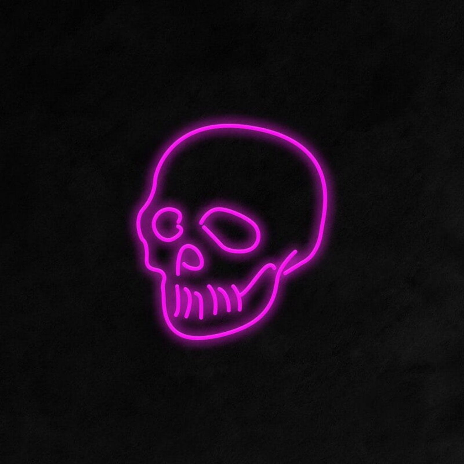 Skull Neon Sign Ideal For Edgy And Halloween-Themed Decor | Shineneon