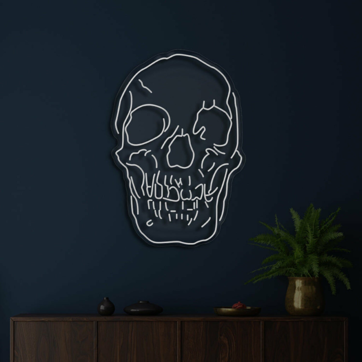 Skull Neon Skilt Edgy Neon Art For A Bold Statement | Shineneon