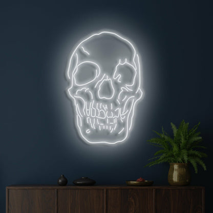 Skull Neon Skilt Edgy Neon Art For A Bold Statement | Shineneon