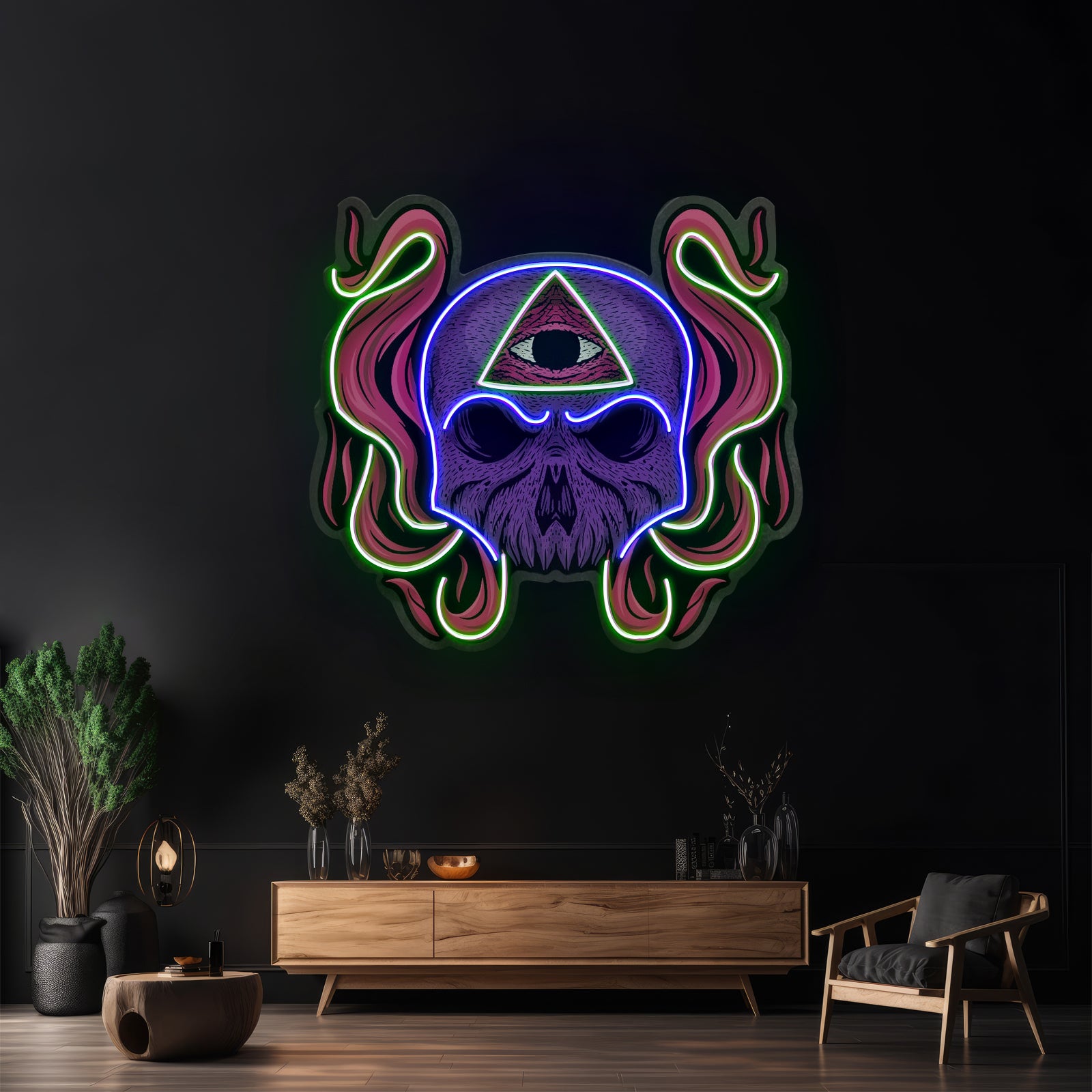 Skull Soul Led Neon Sign Light Custom Led Signs