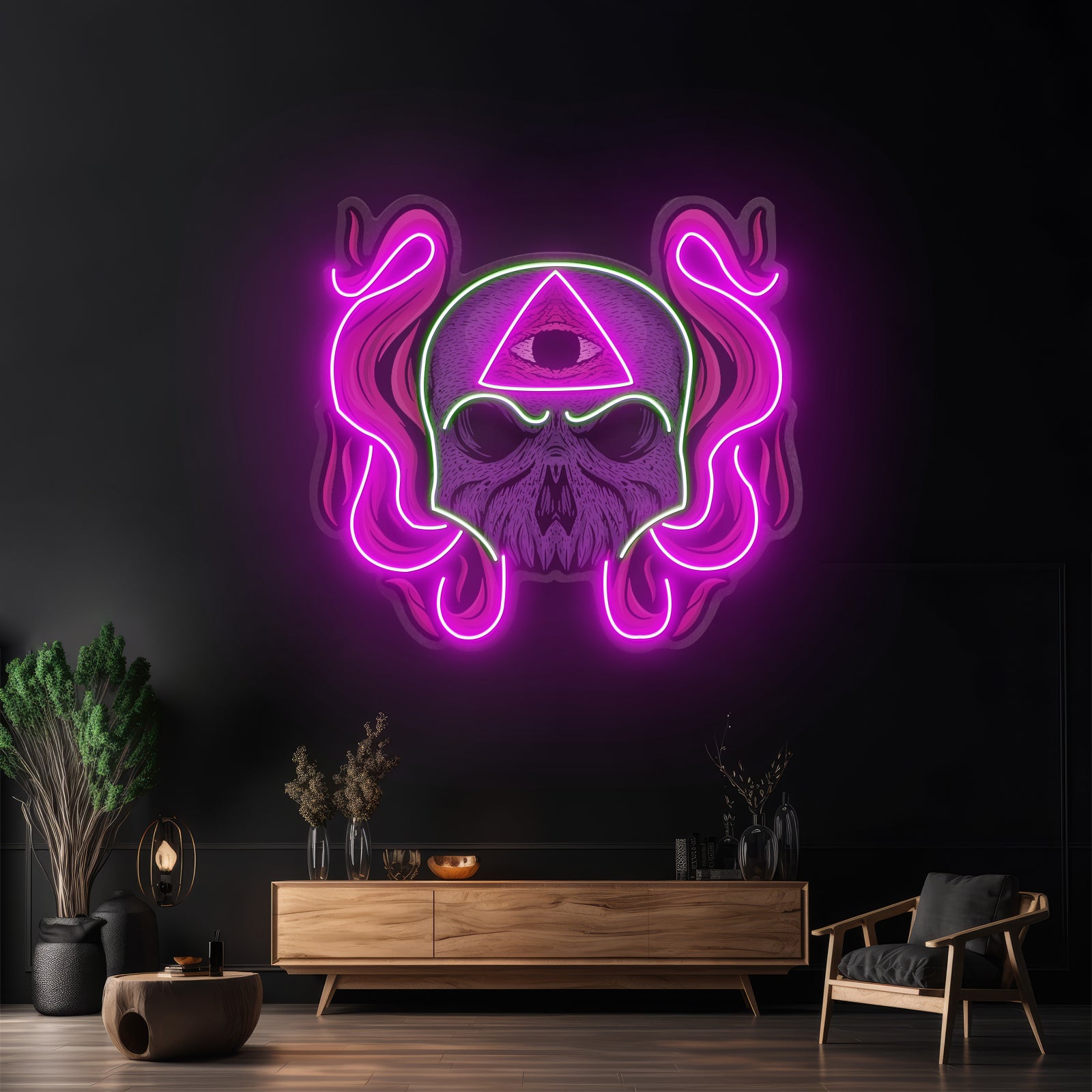 Skull Soul Led Neon Sign Light Custom Led Signs