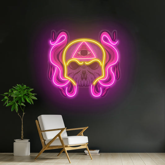 Skull Soul Led Neon Sign Light Custom Led Signs