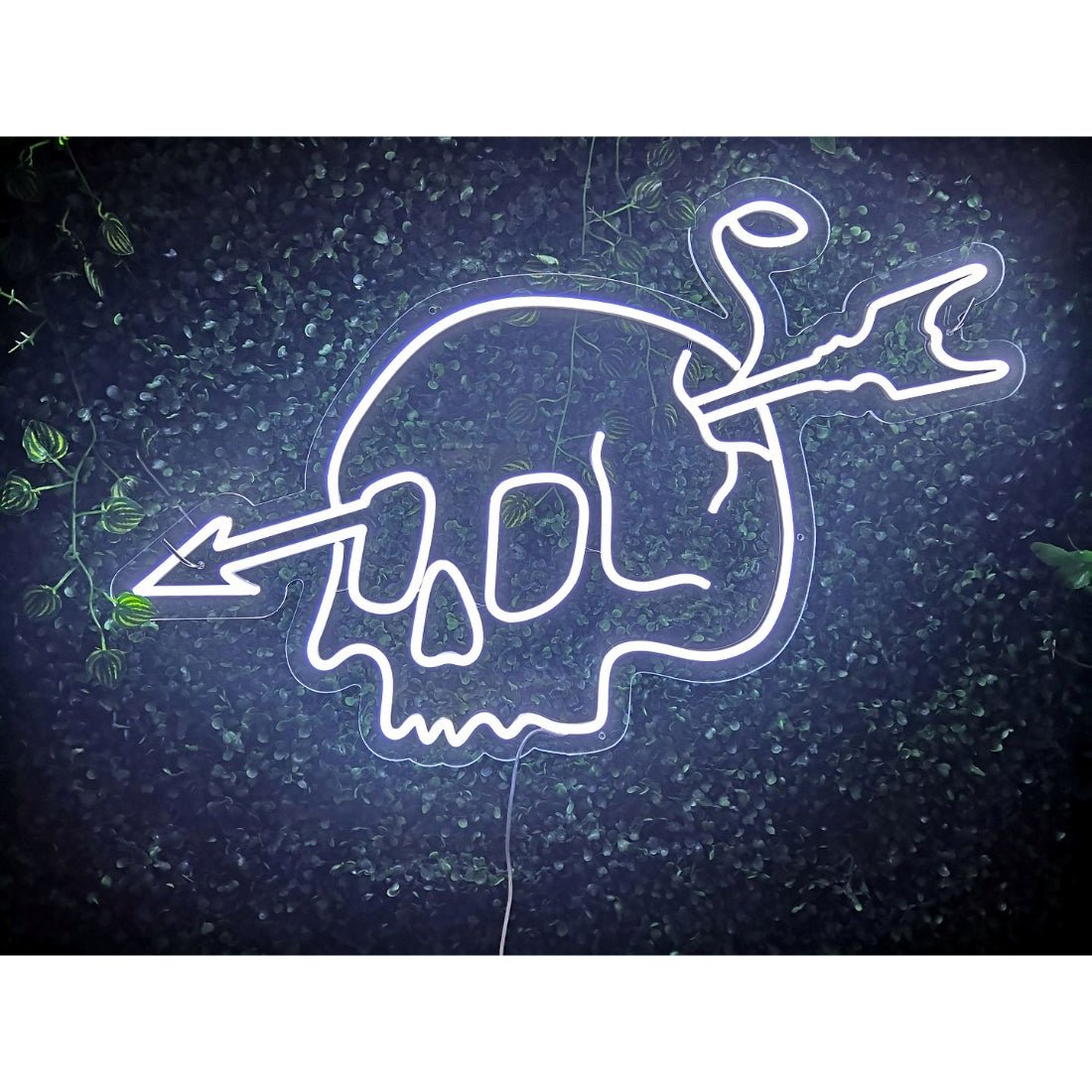 Skull With Arrow Led Sign Business Neon Sign - Shineneon