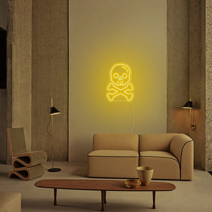 Skull X Bone Halloween Neon Sign | Shineneon
