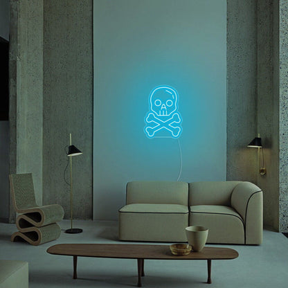 Skull X Bone Halloween Neon Sign | Shineneon