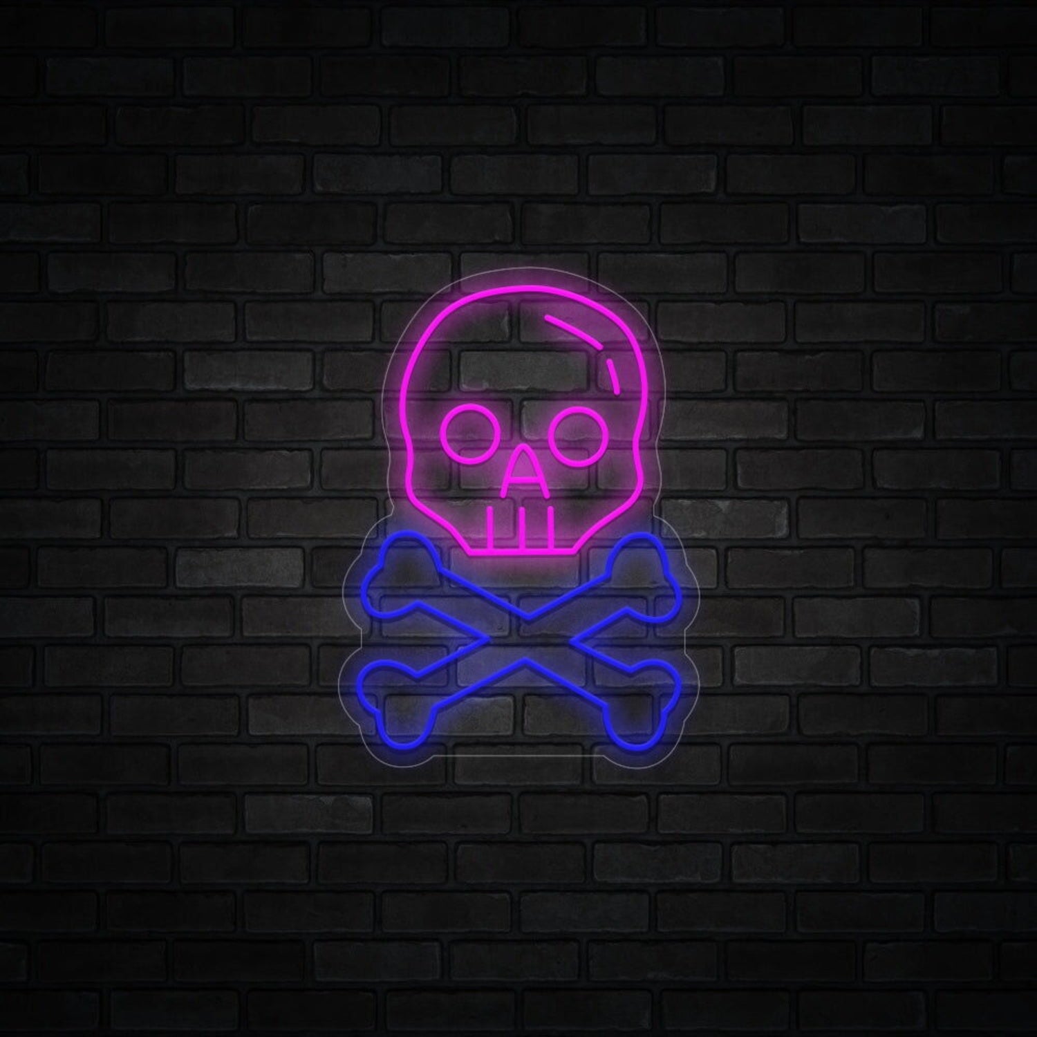 Skull X Bone Halloween Neon Sign | Shineneon