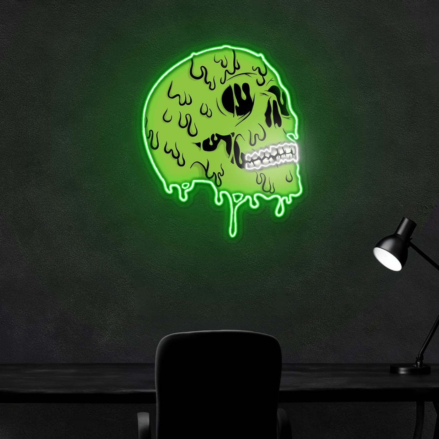 Skull Zombie Neon Sign X Acrylic Artwork | Shineneon