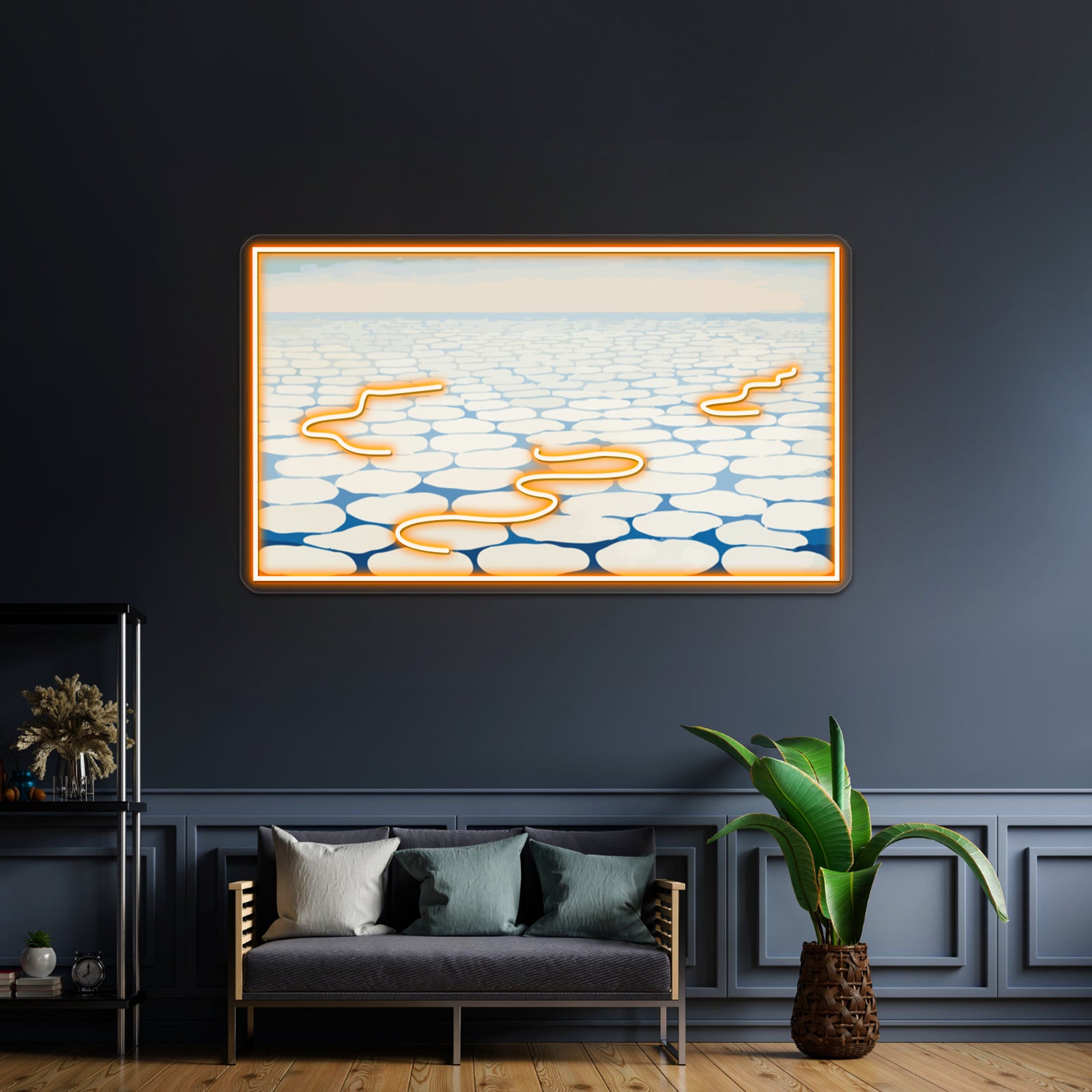 Sky Above Clouds Iv Georgia Okeeffe Wall Artwork Neon Signs | Shineneon