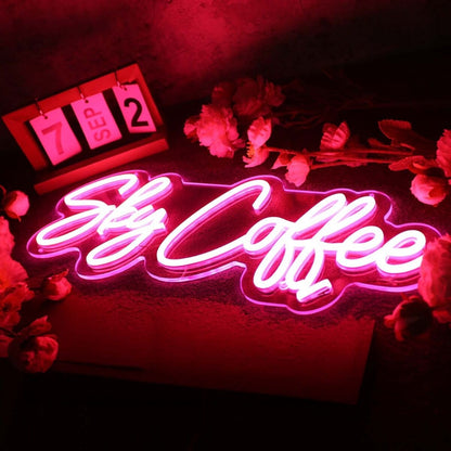Sky Coffee Red Led Neon Sign | Shineneon
