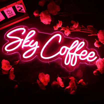 Sky Coffee Red Led Neon Sign | Shineneon