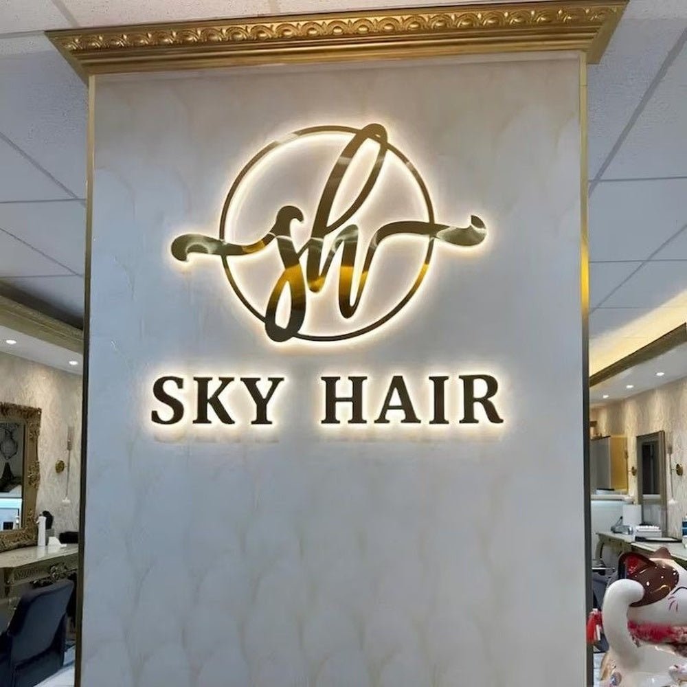 Sky Hair 3D Backlit Channel Letters Led Light Sign - Shineneon