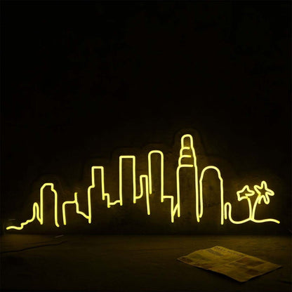 Sky Line Los Angeles Led Neon Sign - Shineneon