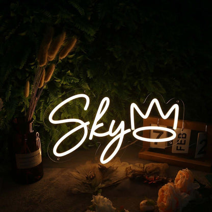 Sky Yellow Led Neon Sign - Shineneon