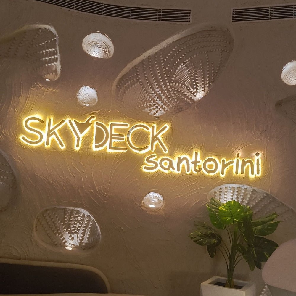 Skydeck Santorini 3D Backlit Channel Letters Led Light Sign - Shineneon