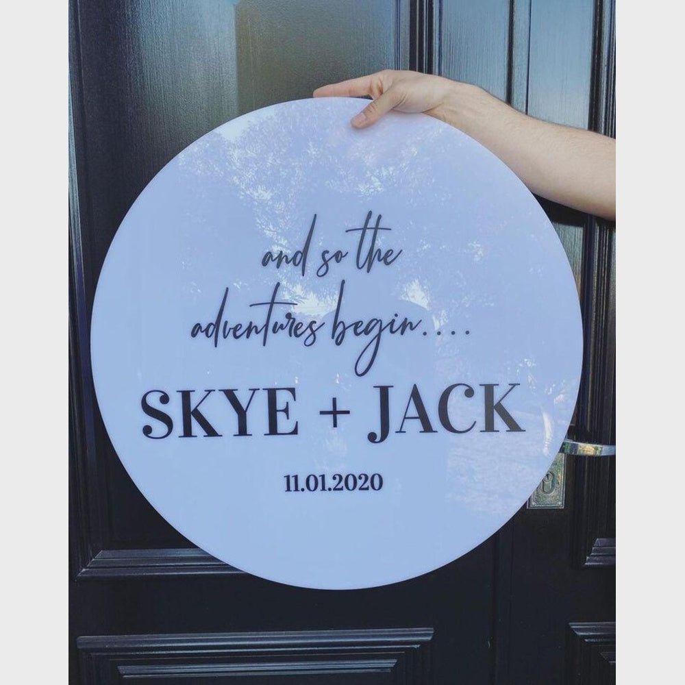 Skye And Jack Studio Acrylic Business Logo Sign - Shineneon