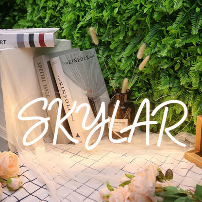 Skylar Yellow Name Led Neon Sign - Shineneon