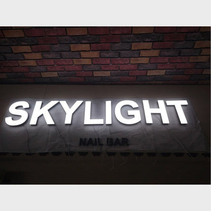 Skylight 3D Frontlit And Backlit Channel Letter Led Light Sign - Shineneon