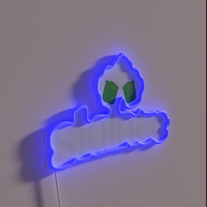 Slainte Green Beer St Patricks Day Rgb Led Neon Sign Bar Wall Decor - Shineneon