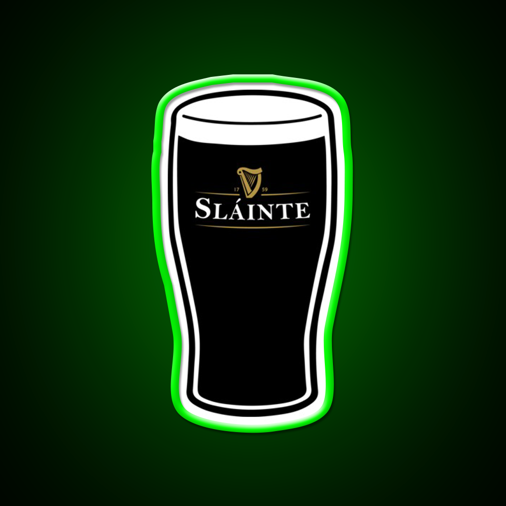 Slainte Irish Drink Beer Bar Decor Led Neon Sign Rgb Color - LED neon sign view 8