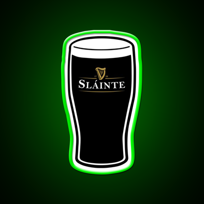 Slainte Irish Drink Beer Bar Decor Led Neon Sign Rgb Color - LED neon sign view 8