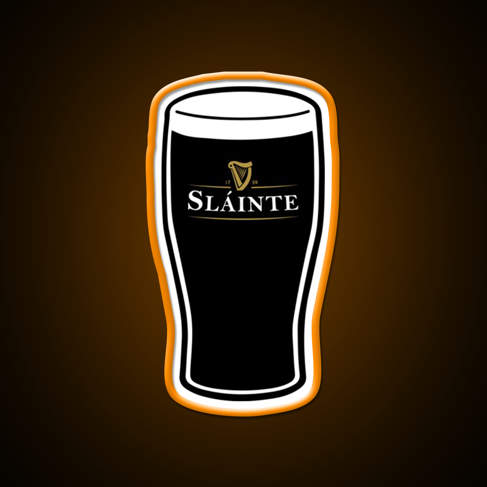 Slainte Irish Drink Beer Bar Decor Led Neon Sign Rgb Color - LED neon sign view 6