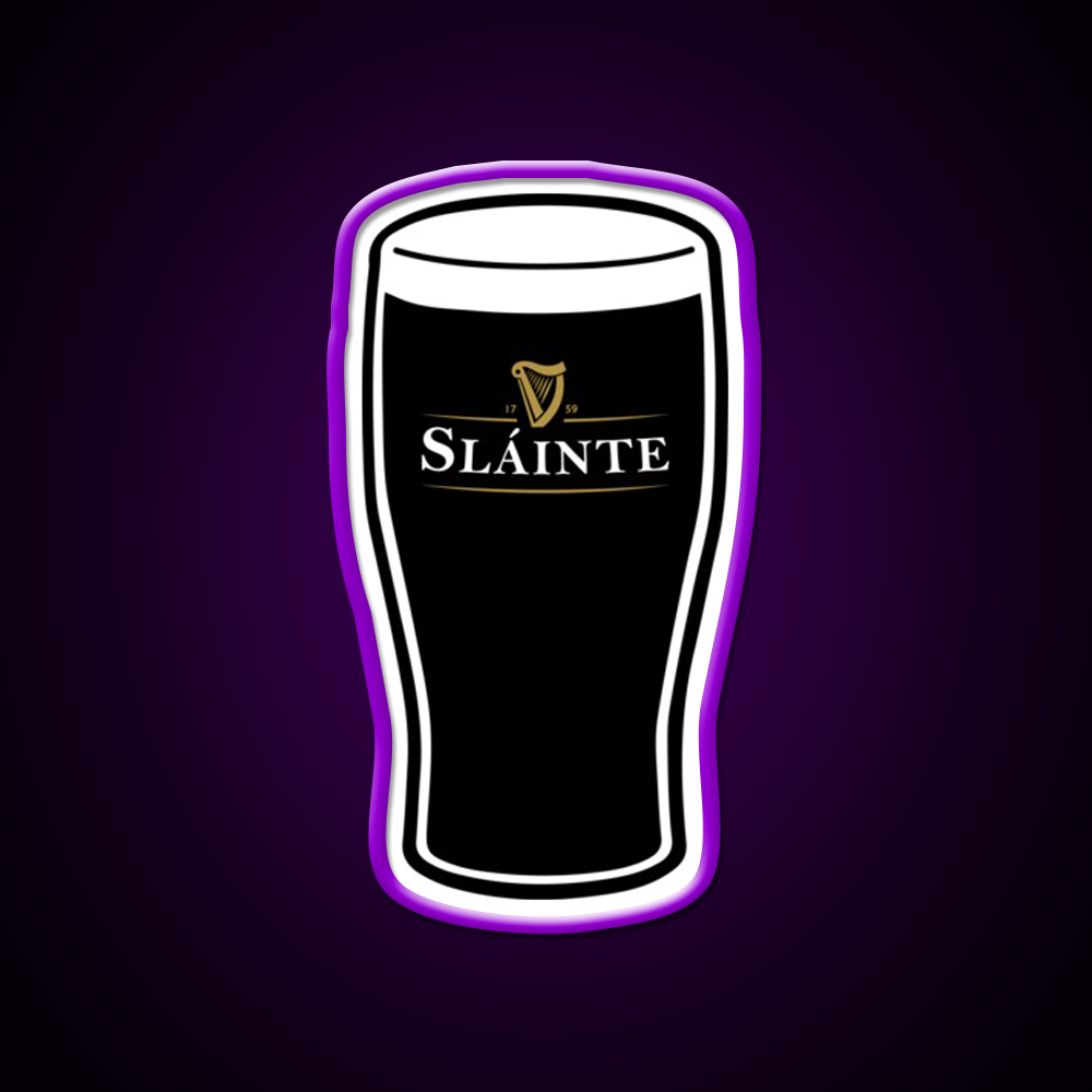 Slainte Irish Drink Beer Bar Decor Led Neon Sign Rgb Color - LED neon sign view 9