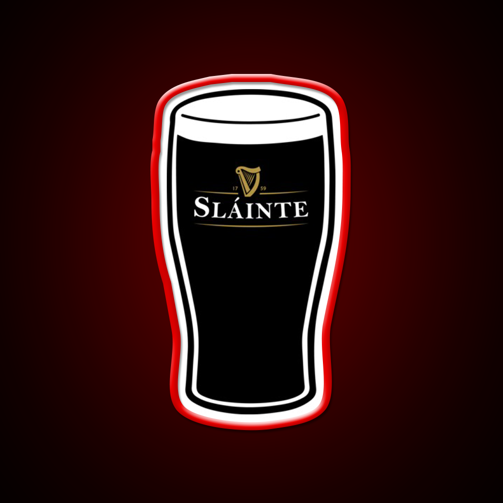 Slainte Irish Drink Beer Bar Decor Led Neon Sign Rgb Color - LED neon sign view 10