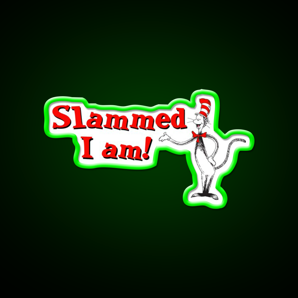 Slammed I Am Beer Bar Decor Led Neon Sign Rgb Color - LED neon sign view 8