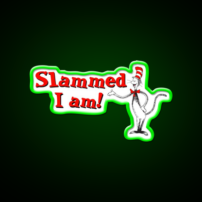 Slammed I Am Beer Bar Decor Led Neon Sign Rgb Color - LED neon sign view 8