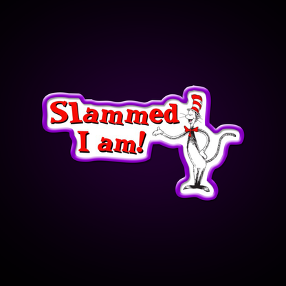 Slammed I Am Beer Bar Decor Led Neon Sign Rgb Color - LED neon sign view 9
