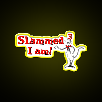 Slammed I Am Beer Bar Decor Led Neon Sign Rgb Color