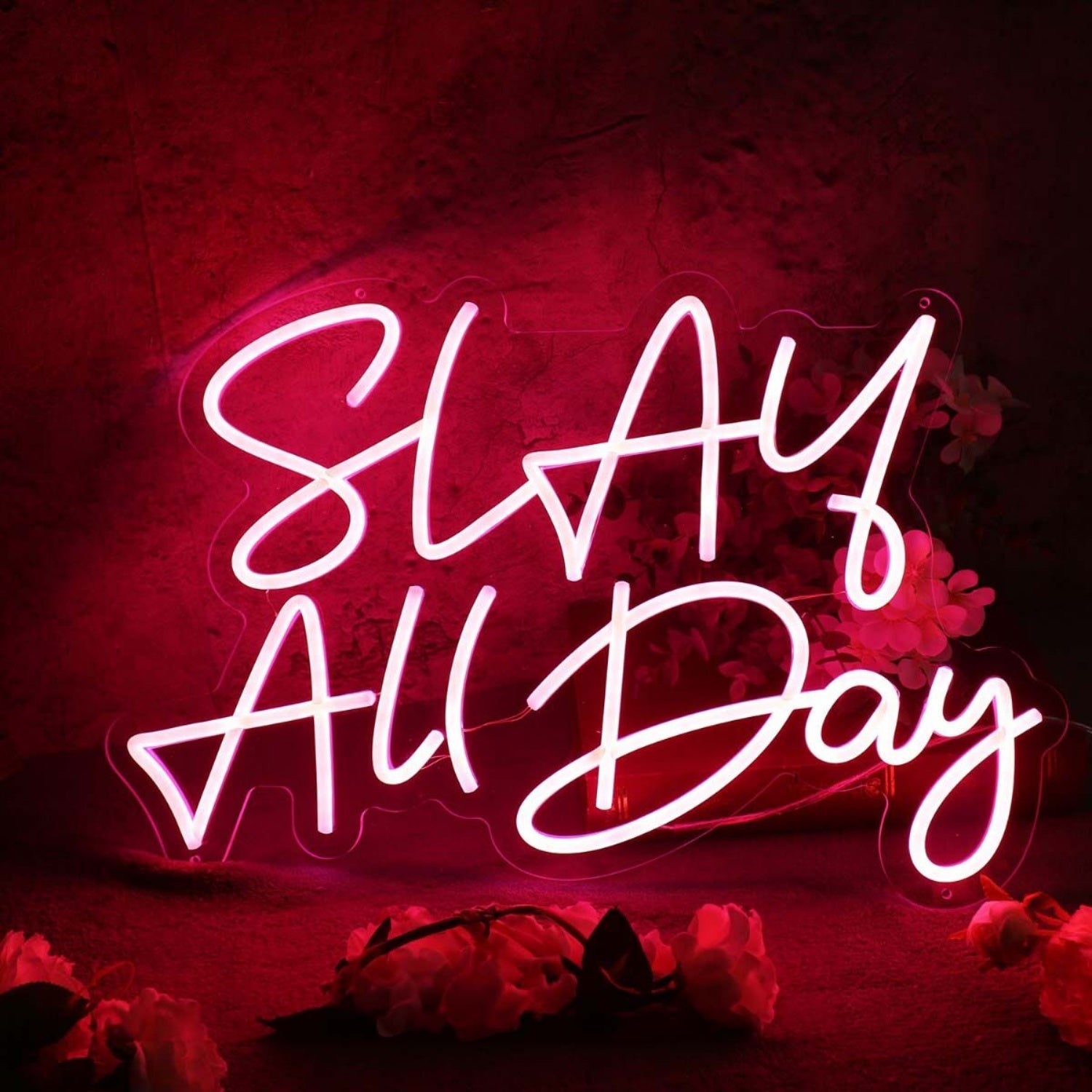 Slay All Day Red Led Custom Led Neon Sign - Shineneon