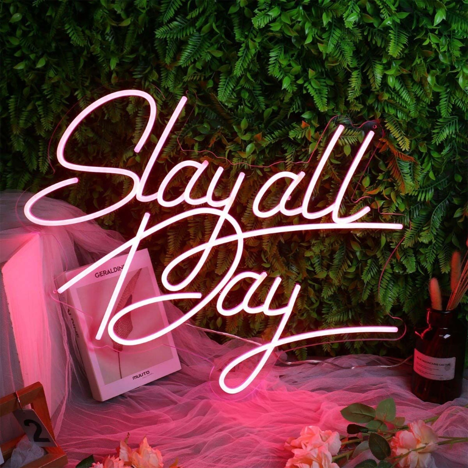 Slay All Day Red Led Neon Sign - Shineneon