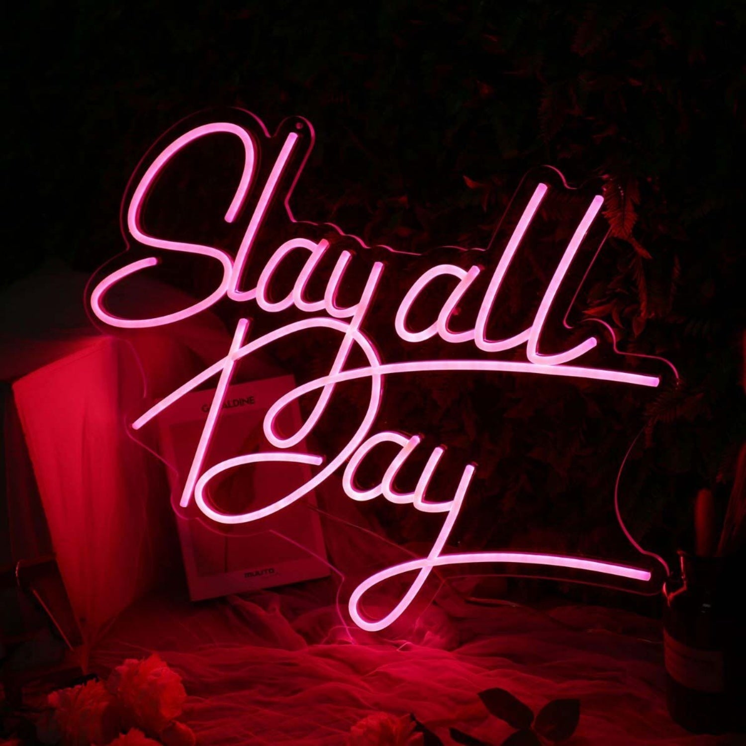Slay All Day Red Led Neon Sign - Shineneon