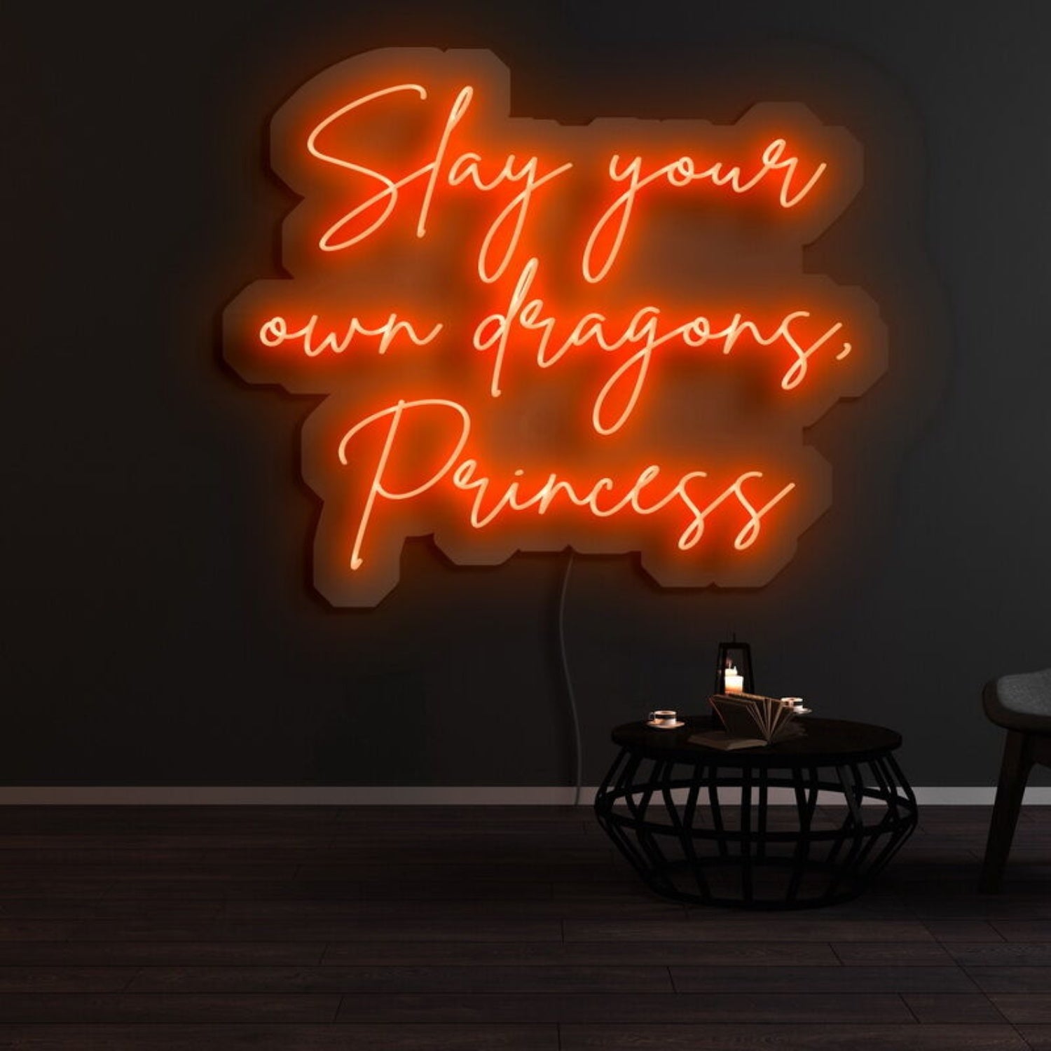 Slay Your Own Dragons Princess Led Neon Sign - Shineneon
