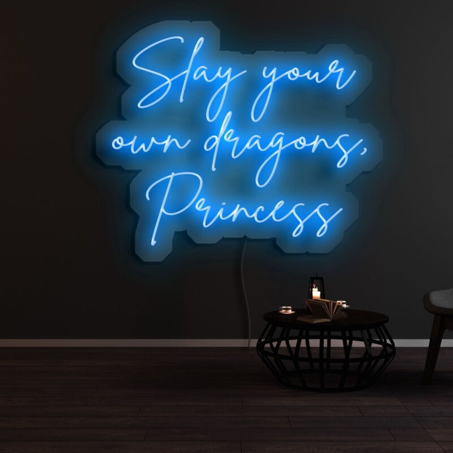 Slay Your Own Dragons Princess Led Neon Sign - Shineneon