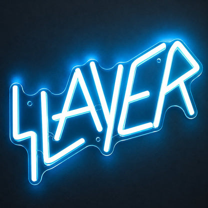 Slayer Blue LED Neon Sign - Shineneon