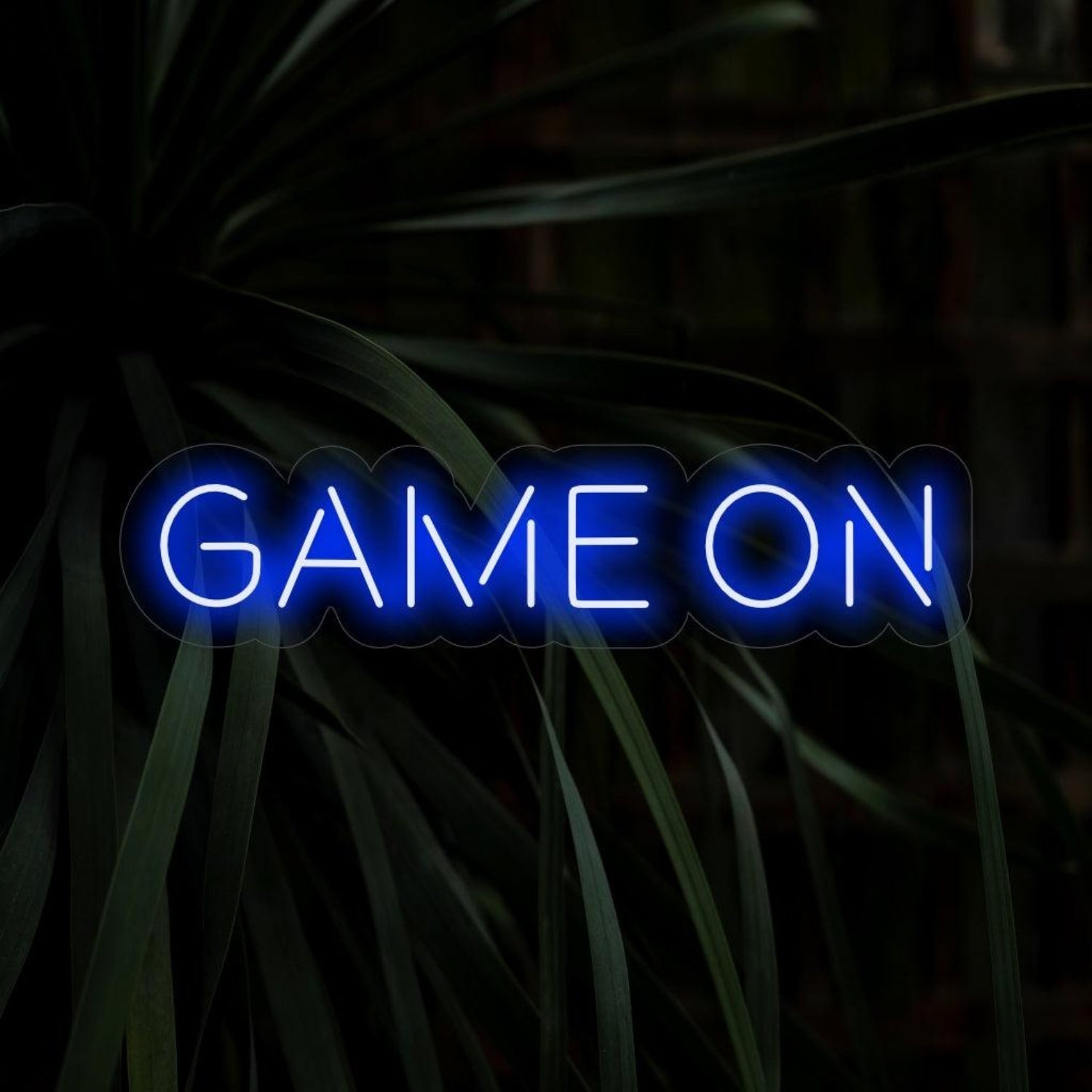 Sleek Blue Game On Led Neon Sign For Gaming Rooms E-Sports Bars | Shineneon