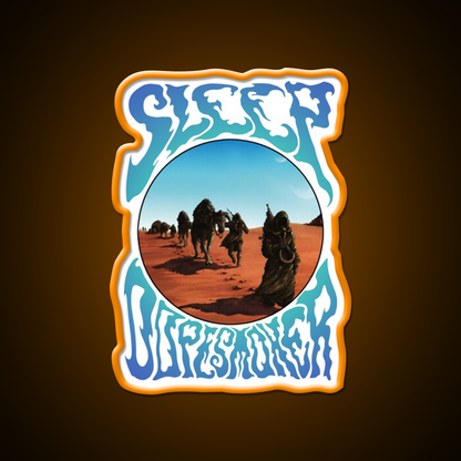 Sleep Stoner Metal Band Album Cover Dopesmoker Green Leaf Led Neon Sign Rgb Color - LED neon sign view 6