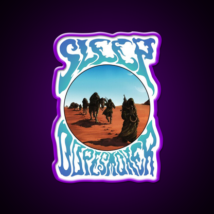 Sleep Stoner Metal Band Album Cover Dopesmoker Green Leaf Led Neon Sign Rgb Color - LED neon sign view 9