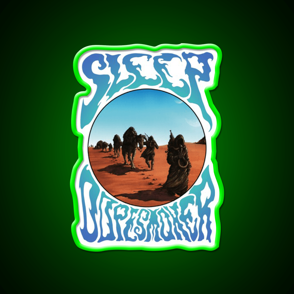 Sleep Stoner Metal Band Album Cover Dopesmoker Green Leaf Led Neon Sign Rgb Color - Shineneon