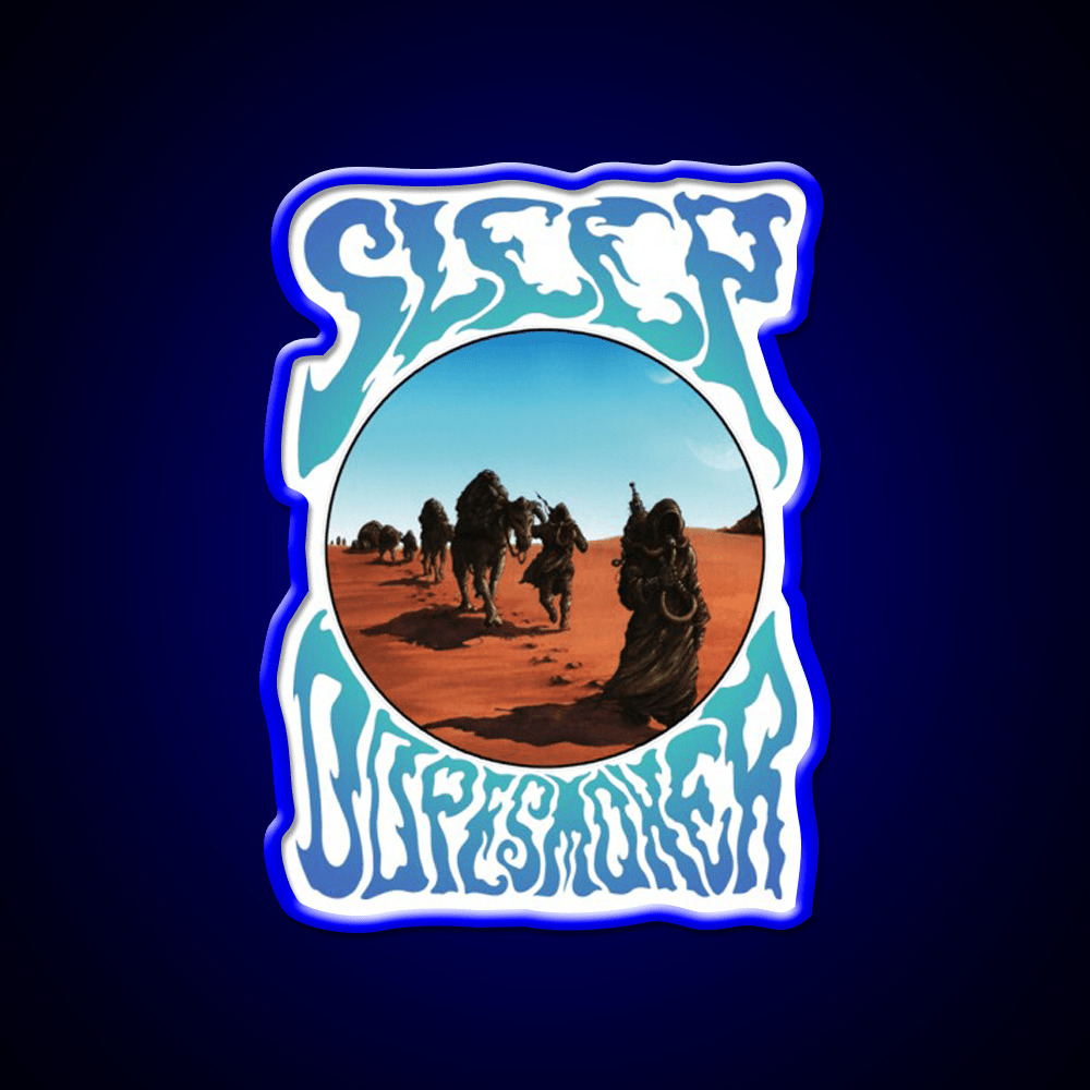 Sleep Stoner Metal Band Album Cover Dopesmoker Green Leaf Led Neon Sign Rgb Color - Shineneon