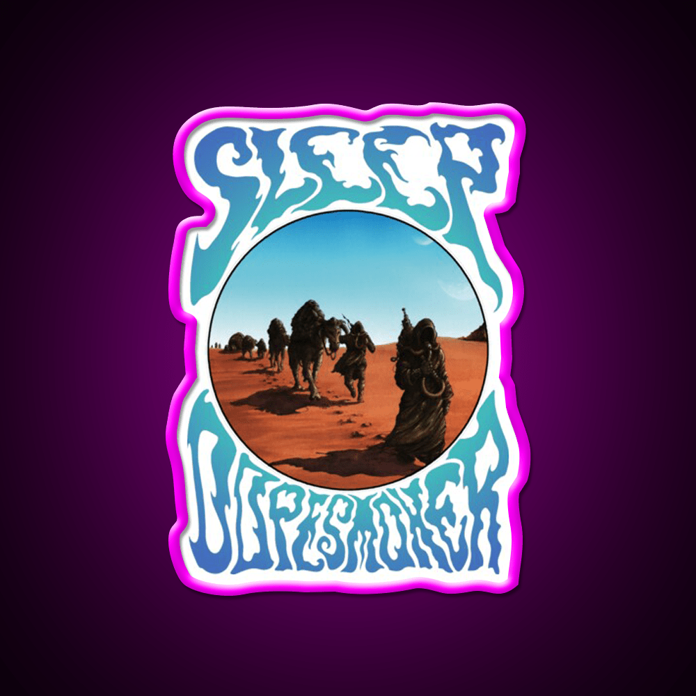 Sleep Stoner Metal Band Album Cover Dopesmoker Green Leaf Led Neon Sign Rgb Color - Shineneon